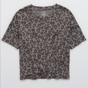 Aerie Softest Plush Cropped T-shirt